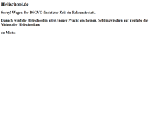 Tablet Screenshot of helischool.de